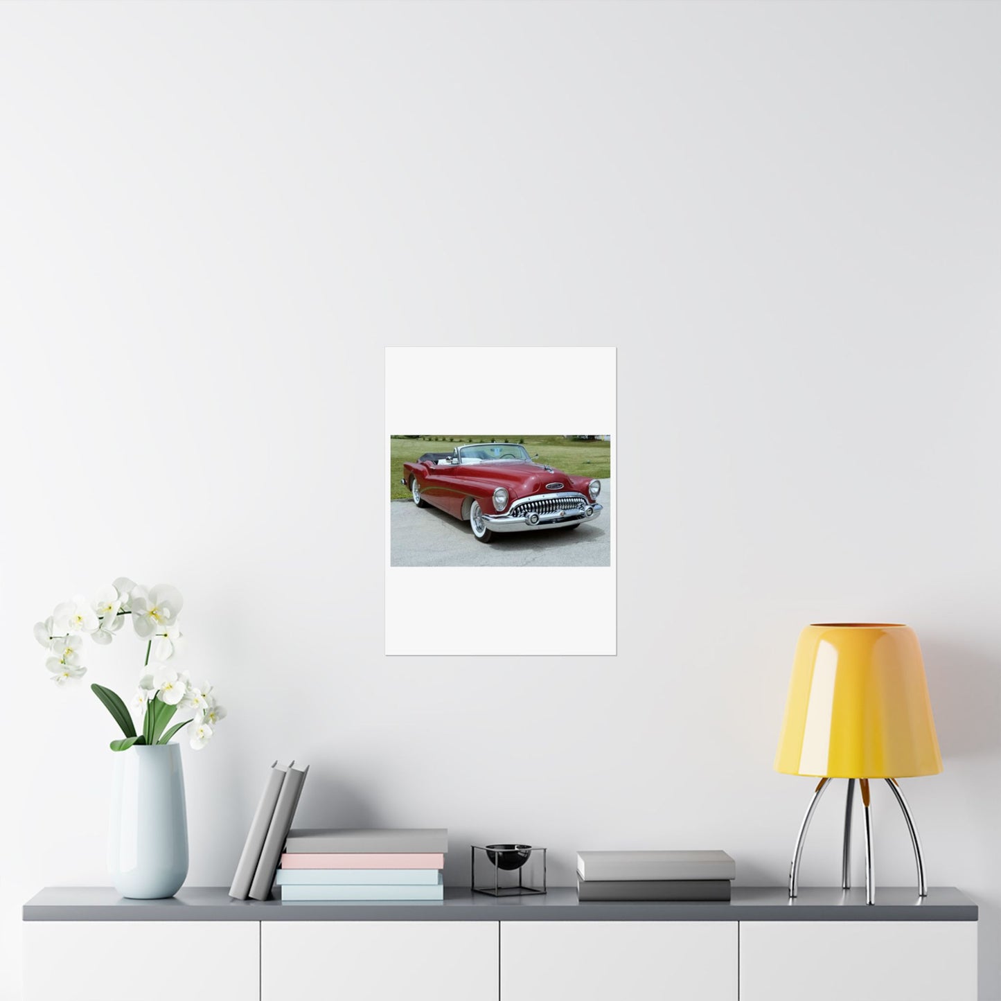 Classic 1953 Buick Roadmaster Convertible Satin Poster