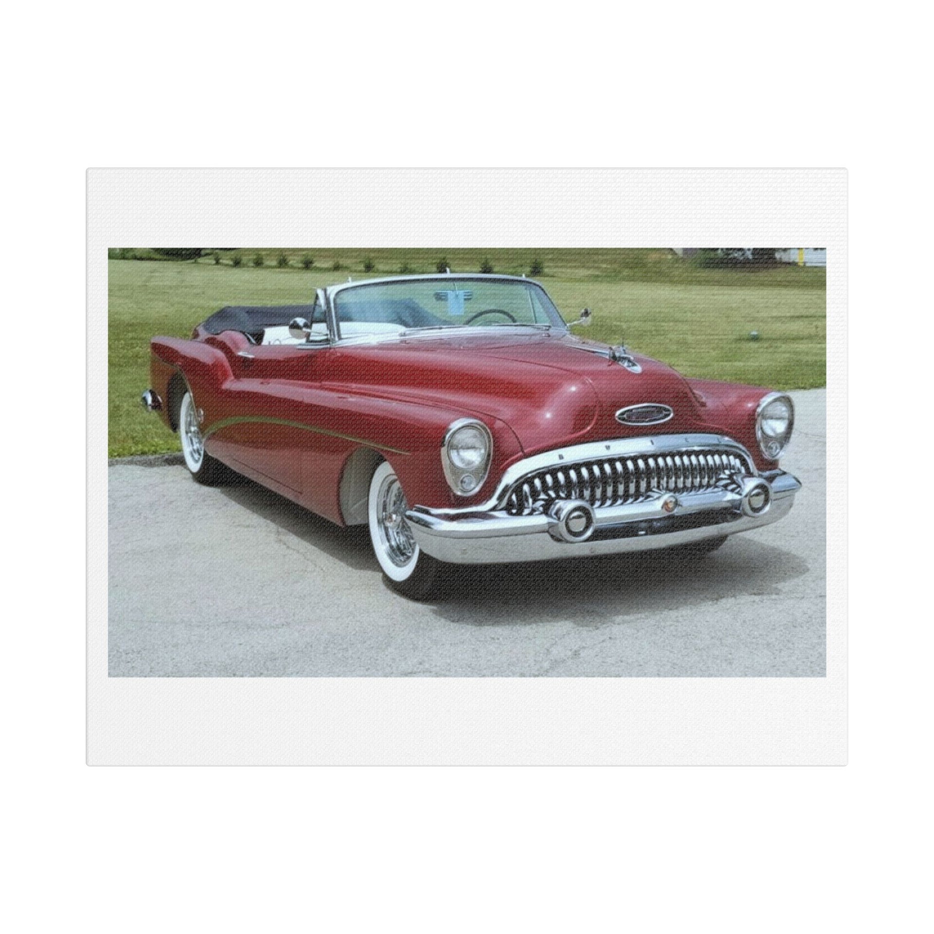 Vintage 1953 Buick Roadmaster Convertible Satin Canvas