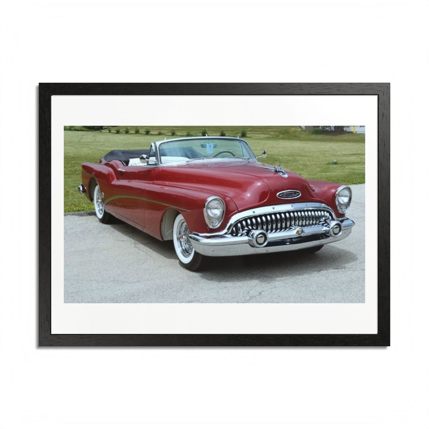 Vintage 1953 Buick Roadmaster Convertible Poster | Framed Poster