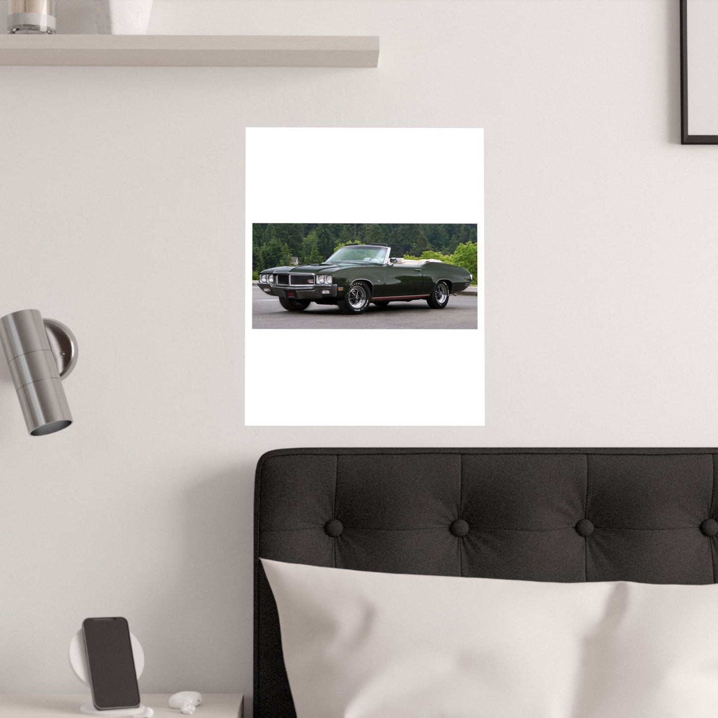Classic 1970 Buick Skylark Stage 1 Convertible Poster | Satin Poster (210gsm)