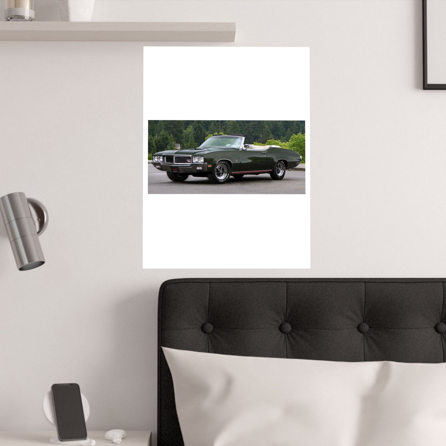 Classic 1970 Buick Skylark Stage 1 Convertible Poster | Satin Poster (210gsm)