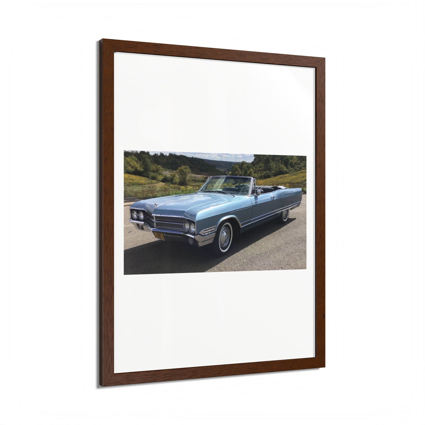 Classic 1965 Buick Electra 225 Convertible Framed Poster | Vintage Automobile Wall Art