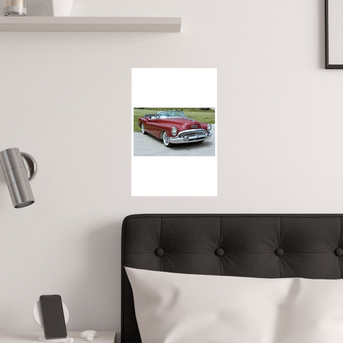 Classic 1953 Buick Roadmaster Convertible  Satin Poster