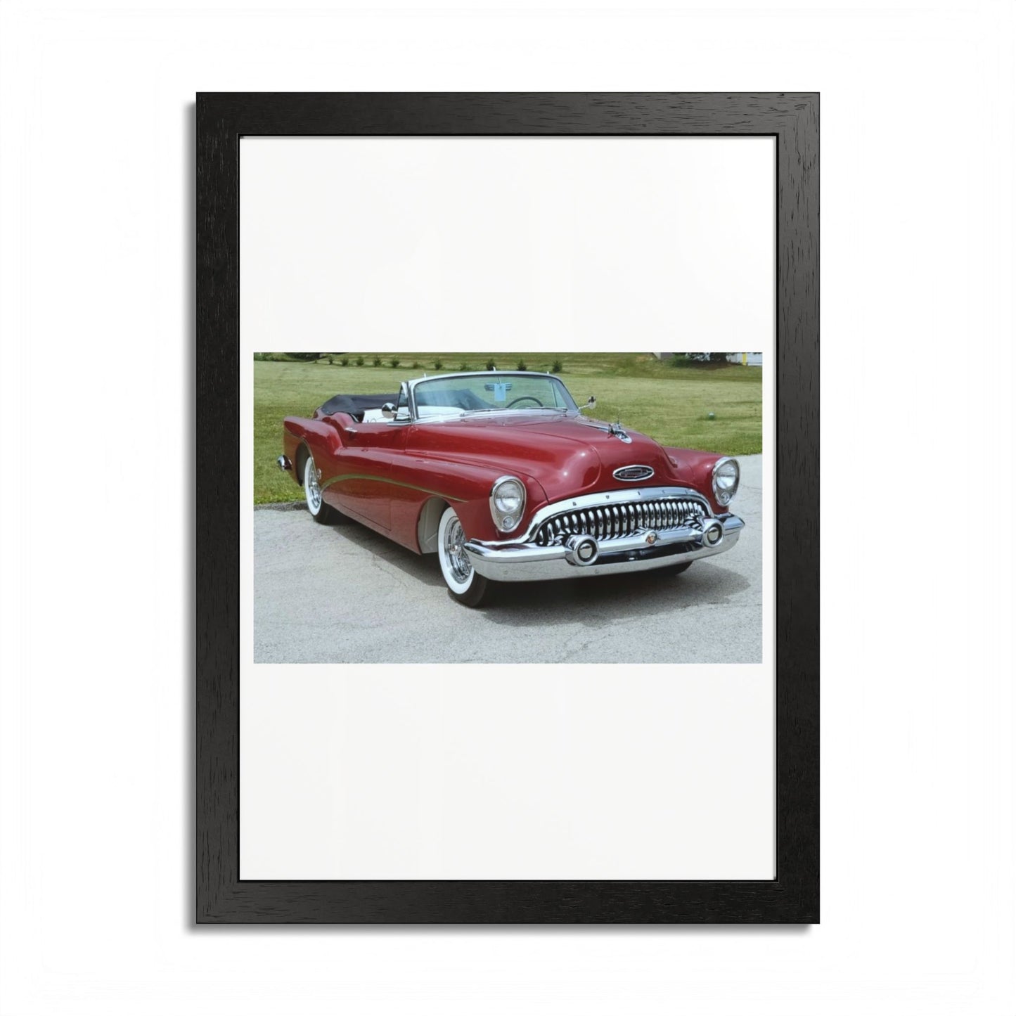 Vintage 1953 Buick Roadmaster Convertible Poster | Framed Poster