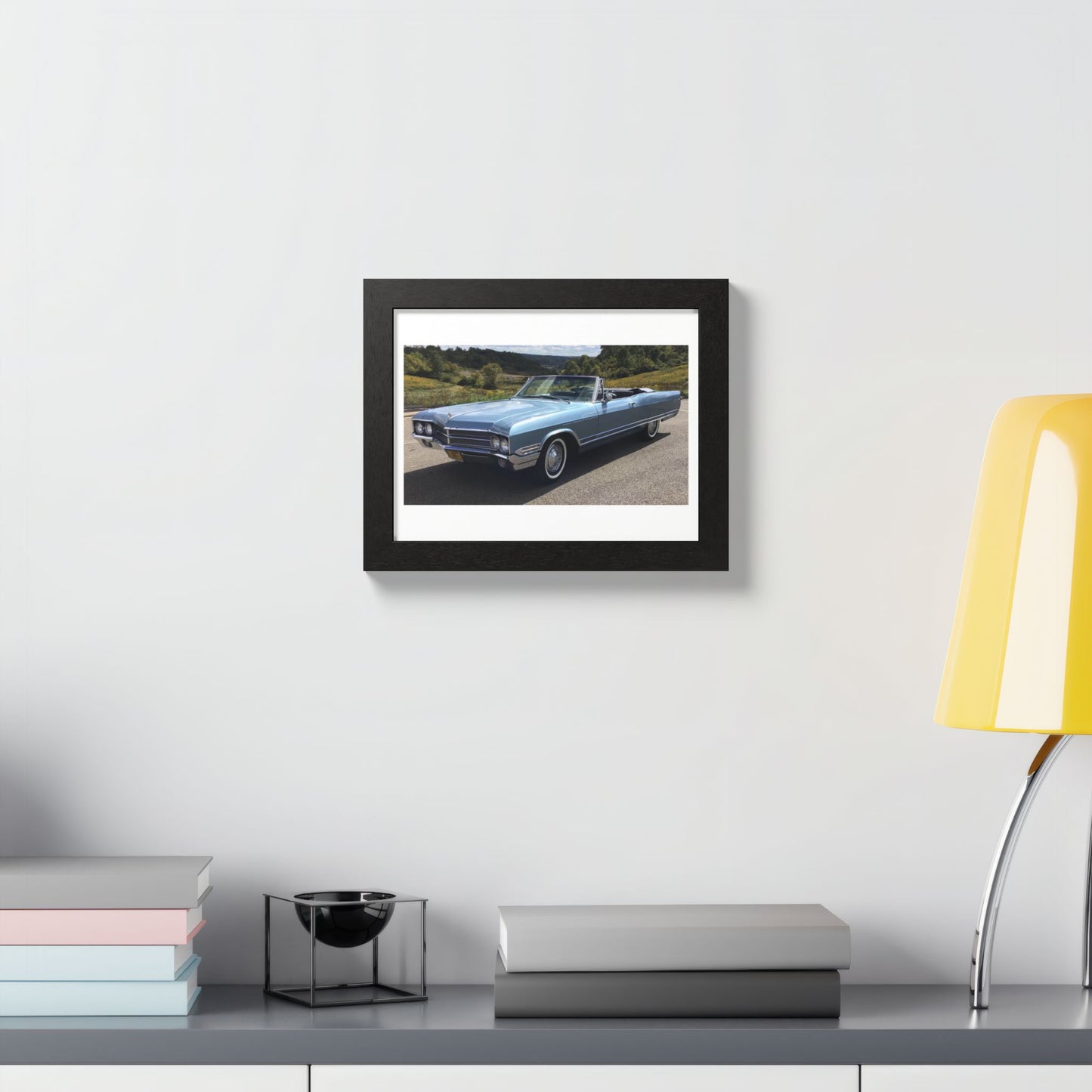 Classic 1965 Buick Electra 225 Convertible Framed Poster | Vintage Automobile Wall Art