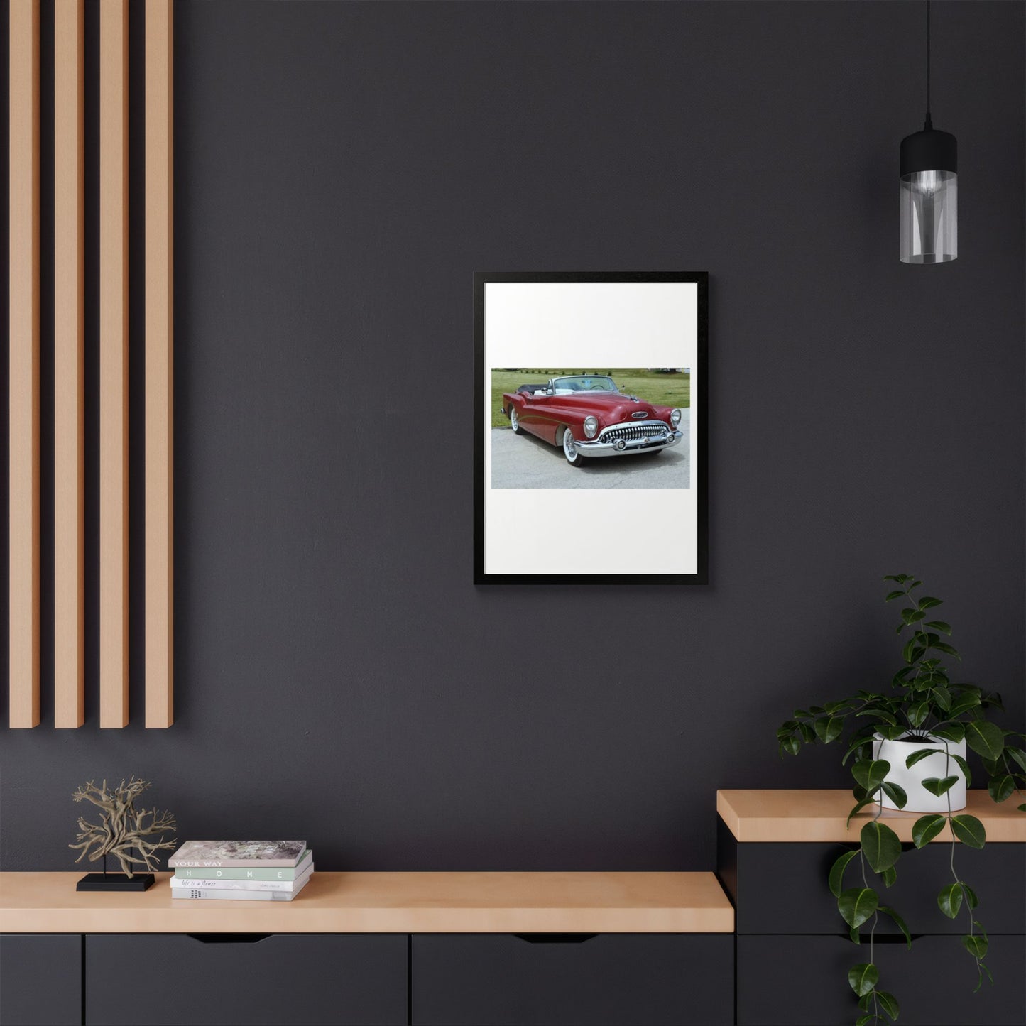 Vintage 1953 Buick Roadmaster Convertible Poster | Framed Poster