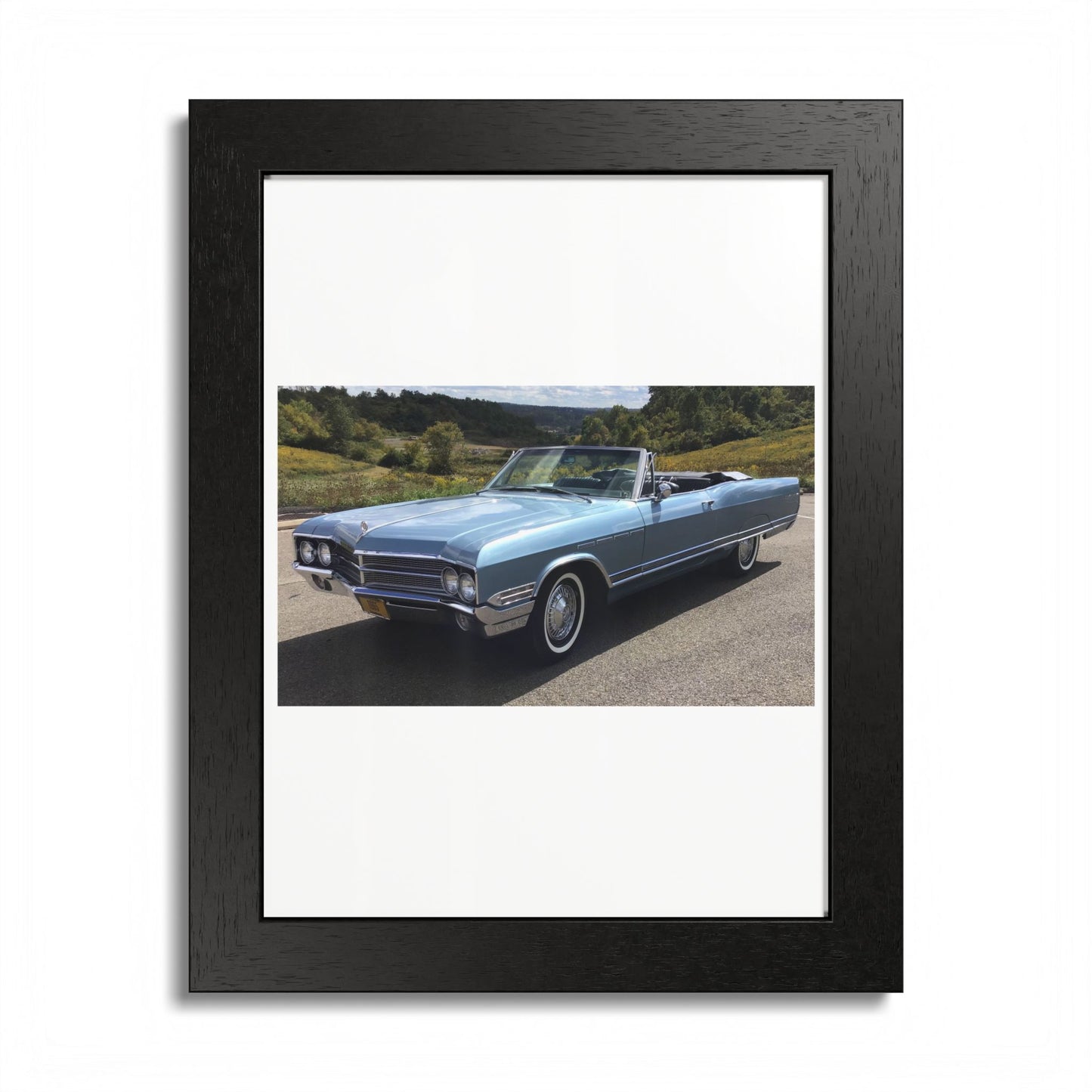 Classic 1965 Buick Electra 225 Convertible Framed Poster | Vintage Automobile Wall Art