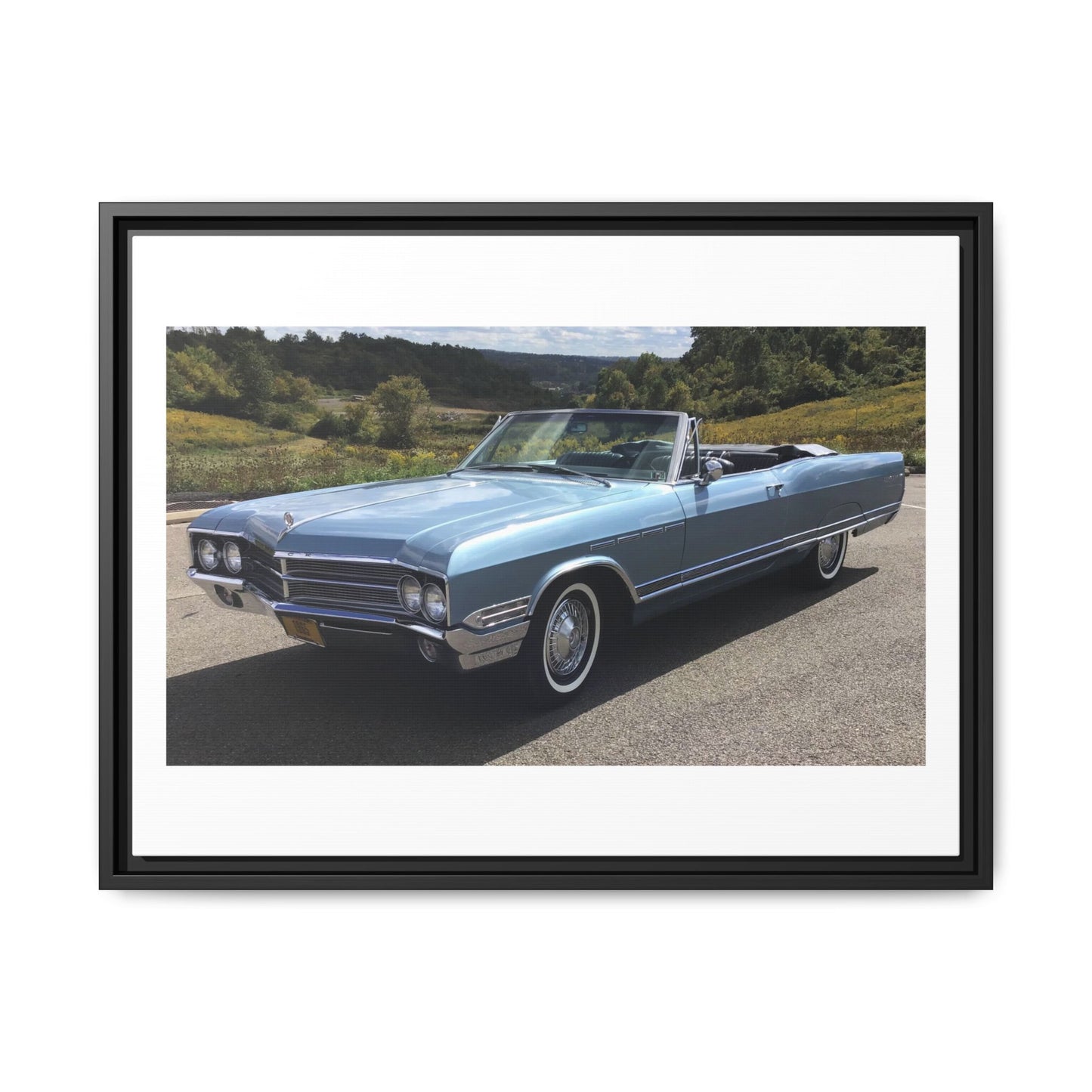 Vintage 1965 Buick Electra 225 Classic Convertible Canvas | Matte Framed Car Wall Art