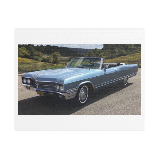 Vintage 1965 Buick Electra 225 Convertible Classic Car Satin Canvas