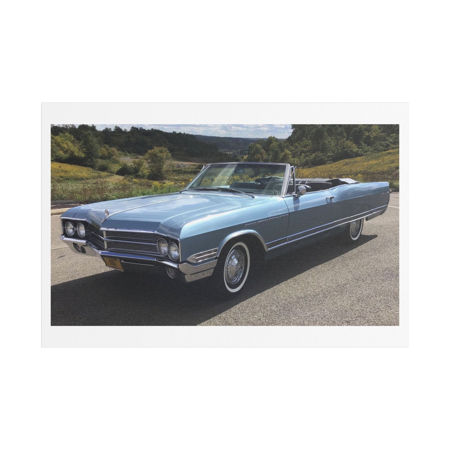Vintage 1965 Buick Electra 225 Convertible Classic Car Satin Canvas