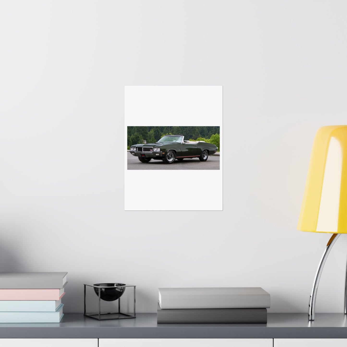 Classic 1970 Buick Skylark Stage 1 Convertible Poster | Satin Poster (210gsm)