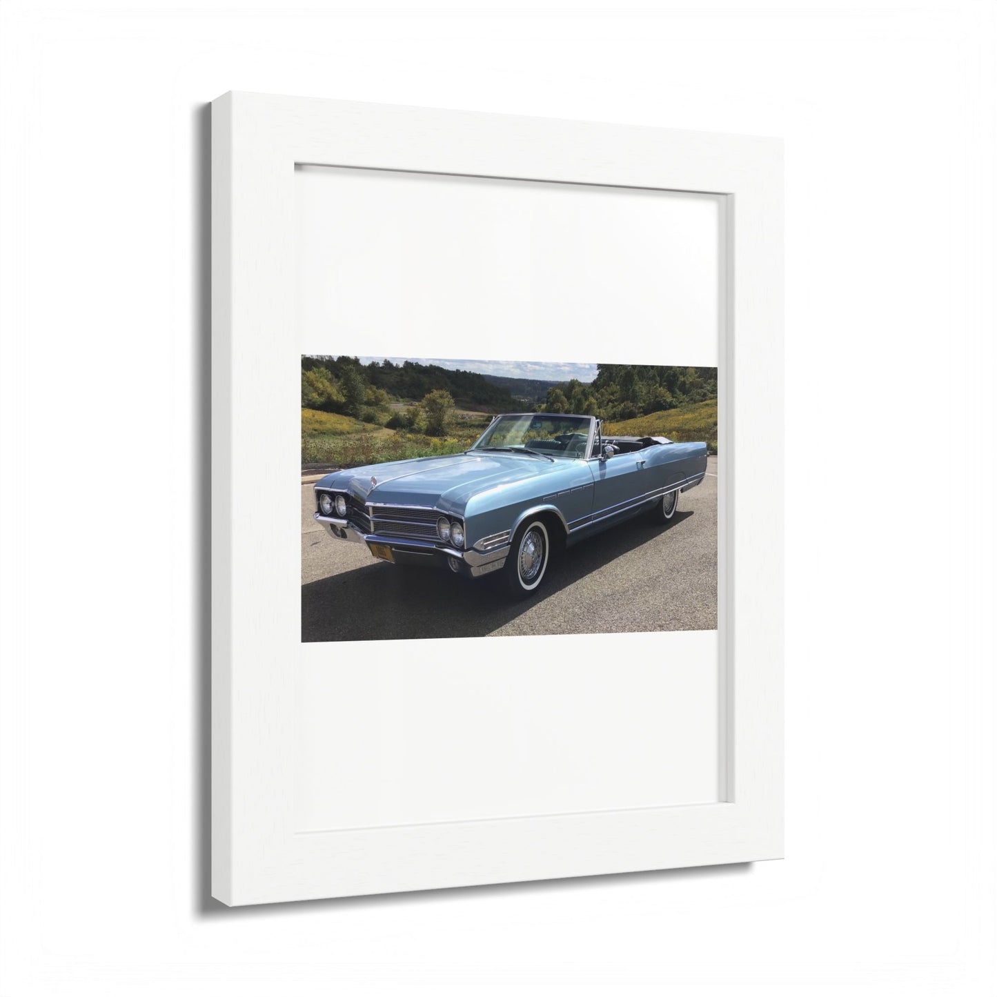 Classic 1965 Buick Electra 225 Convertible Framed Poster | Vintage Automobile Wall Art