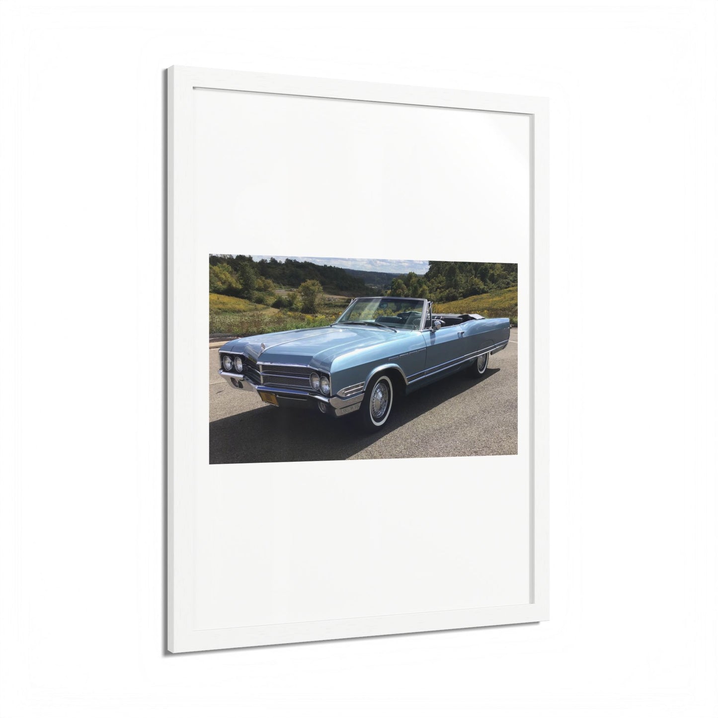 Classic 1965 Buick Electra 225 Convertible Framed Poster | Vintage Automobile Wall Art