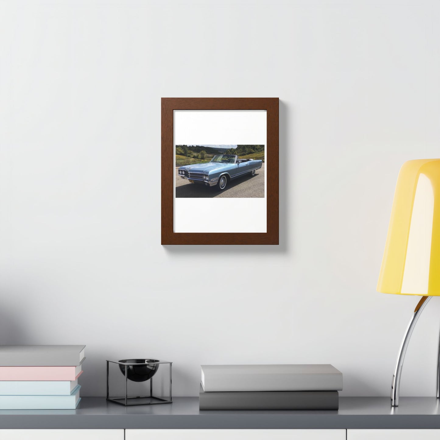 Classic 1965 Buick Electra 225 Convertible Framed Poster | Vintage Automobile Wall Art