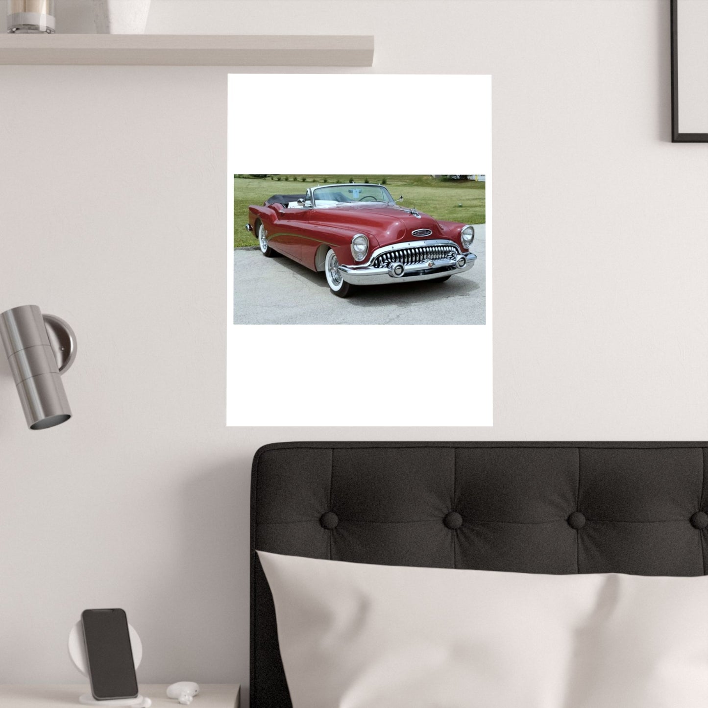Classic 1953 Buick Roadmaster Convertible  Satin Poster