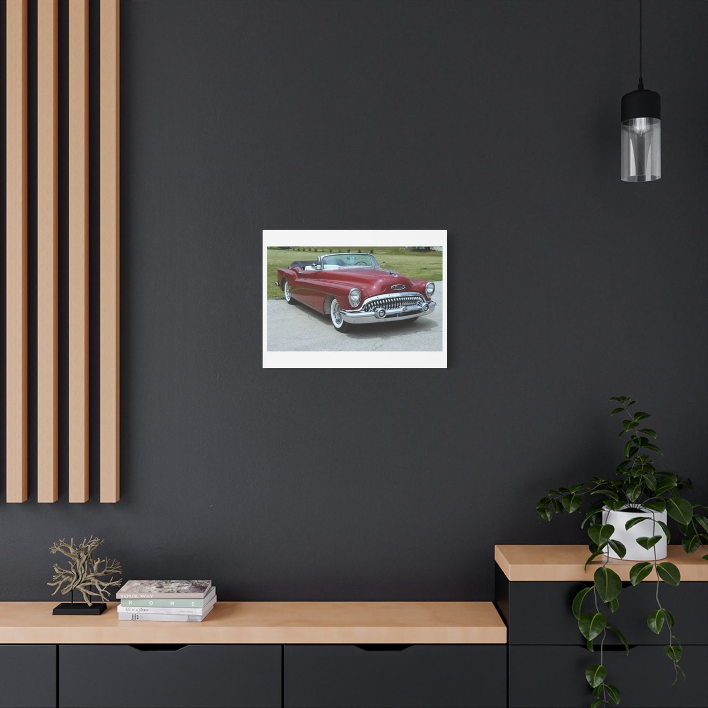Classic 1953 Buick Roadmaster Convertible Canvas | Vintage Car Wall Art, Matte Stretched Canvas