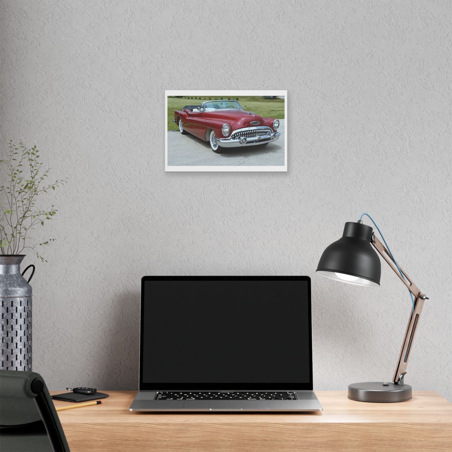 Classic 1953 Buick Roadmaster Convertible Canvas | Vintage Automobile Wall Art