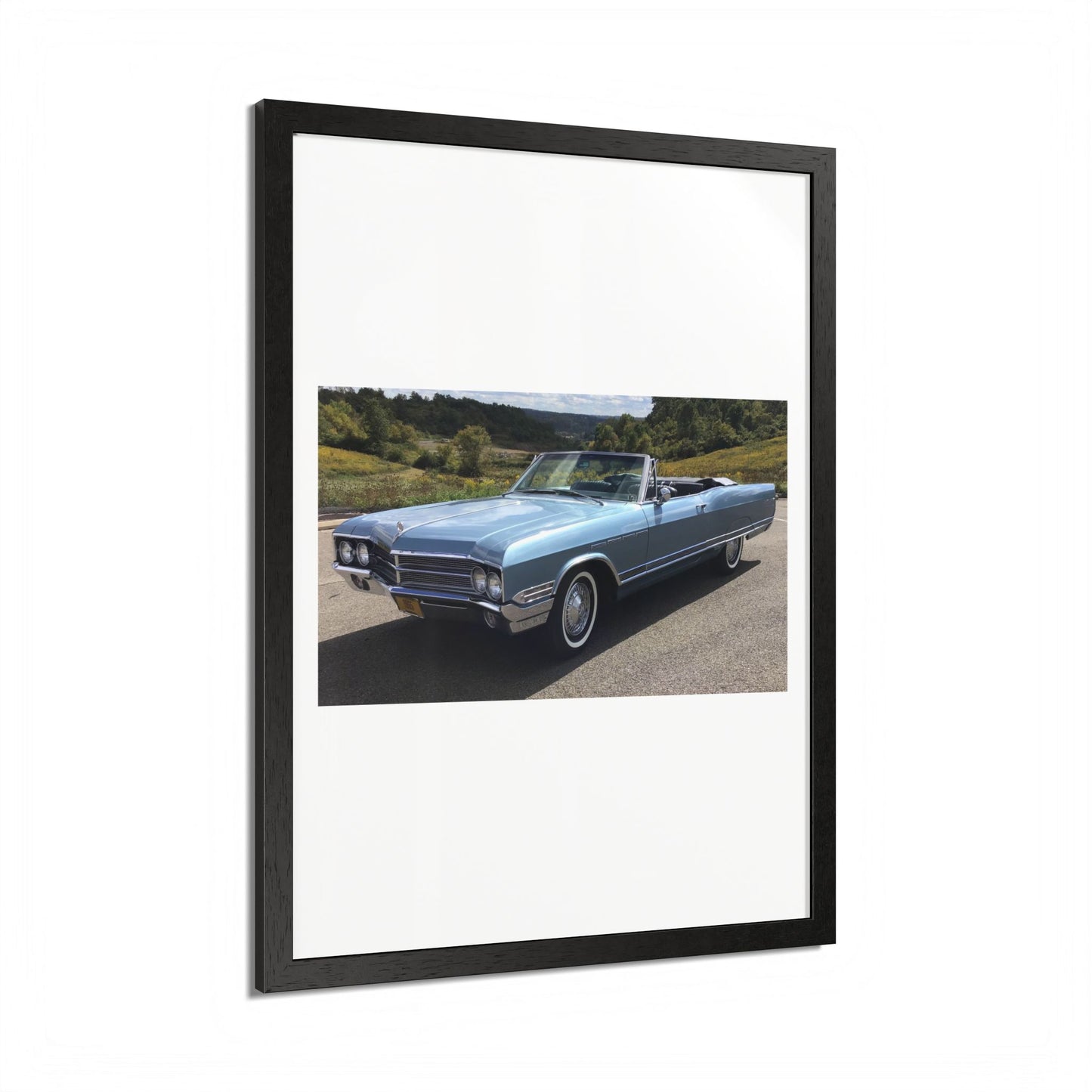Classic 1965 Buick Electra 225 Convertible Framed Poster | Vintage Automobile Wall Art