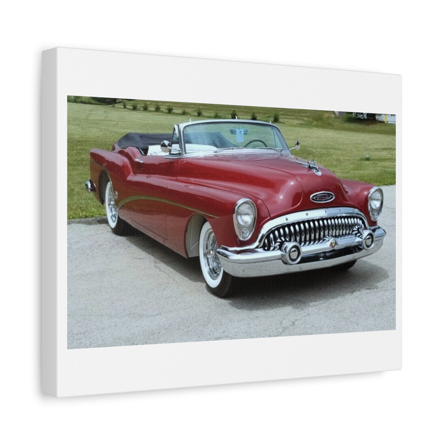 Classic 1953 Buick Roadmaster Convertible Canvas | Vintage Car Wall Art, Matte Stretched Canvas