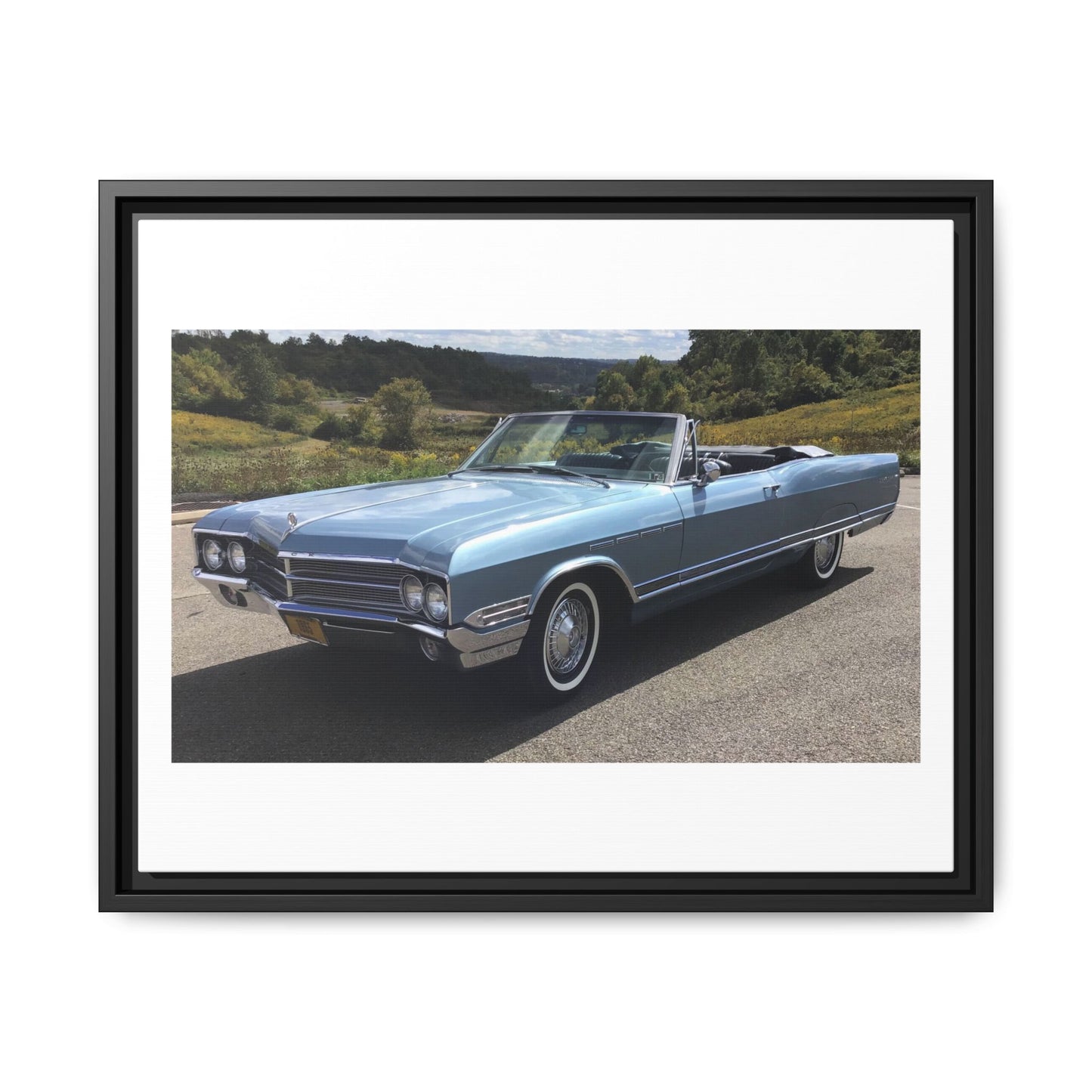 Vintage 1965 Buick Electra 225 Classic Convertible Canvas | Matte Framed Car Wall Art