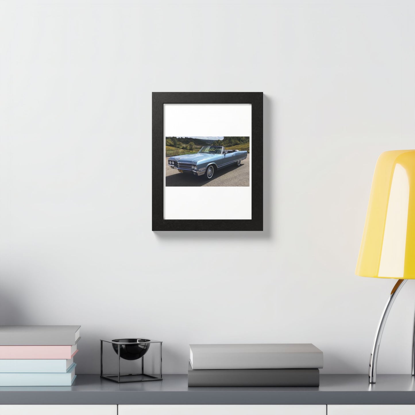 Classic 1965 Buick Electra 225 Convertible Framed Poster | Vintage Automobile Wall Art