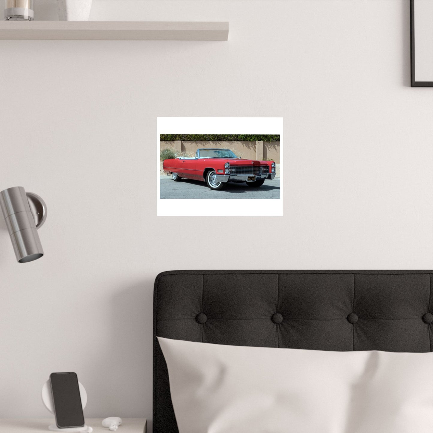 Classic 1966 Cadillac Convertible Poster | Satin Poster (210gsm)