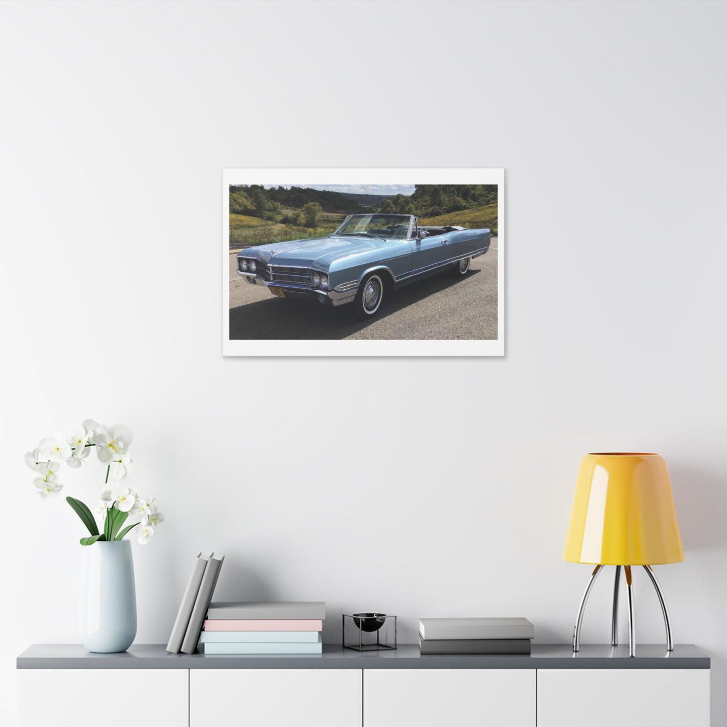 Classic 1965 Buick Electra 225 Convertible Car Canvas | Stretched Canvas Wall Art