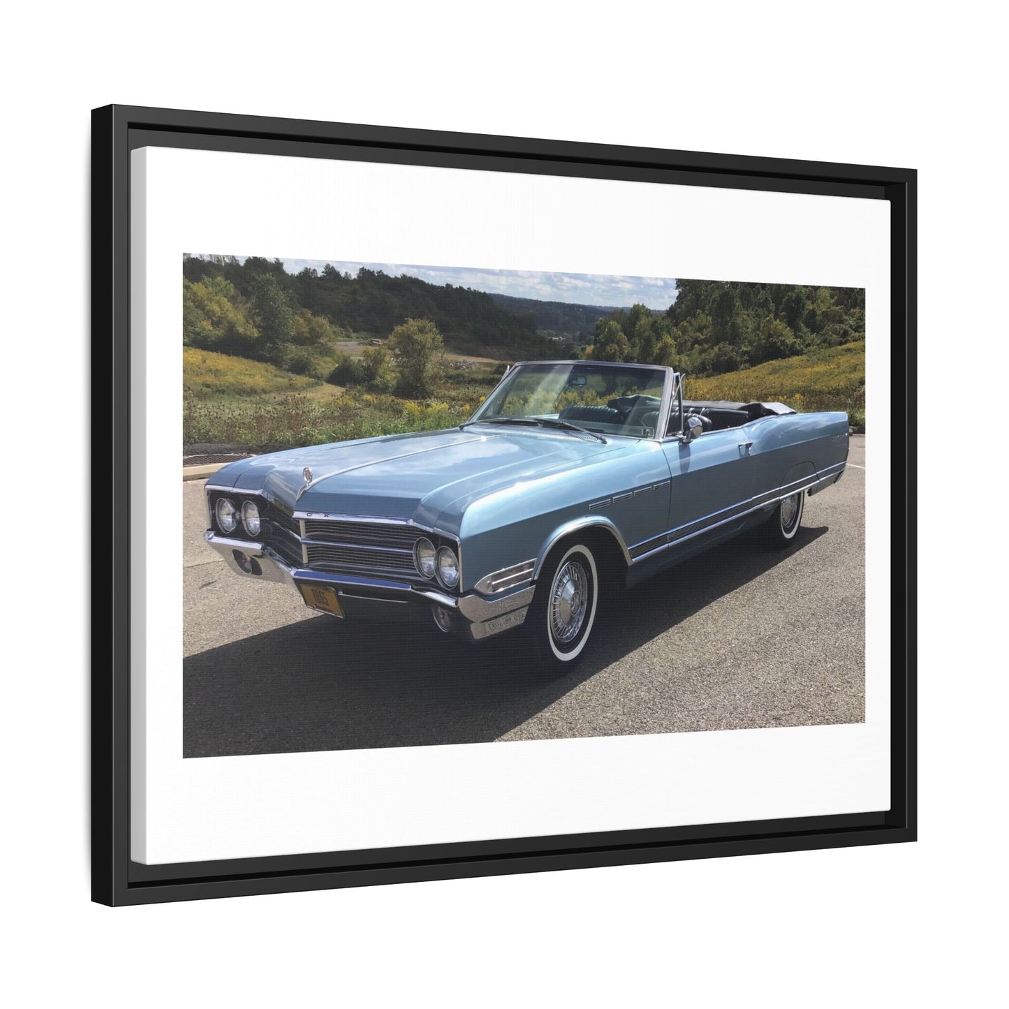 Vintage 1965 Buick Electra 225 Classic Convertible Canvas | Matte Framed Car Wall Art