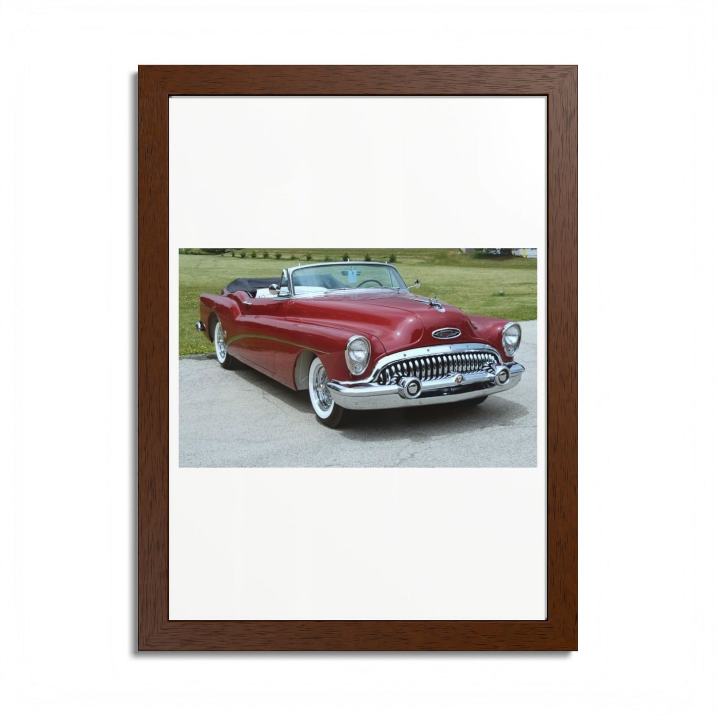 Vintage 1953 Buick Roadmaster Convertible Poster | Framed Poster