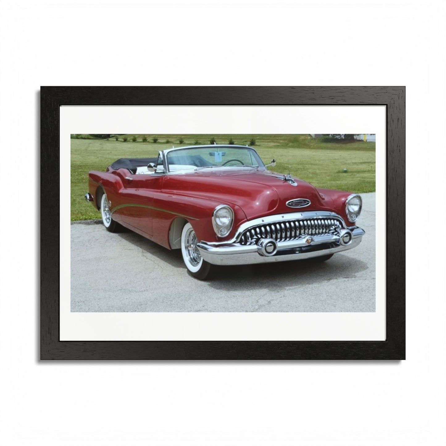 Vintage 1953 Buick Roadmaster Convertible Poster | Framed Poster