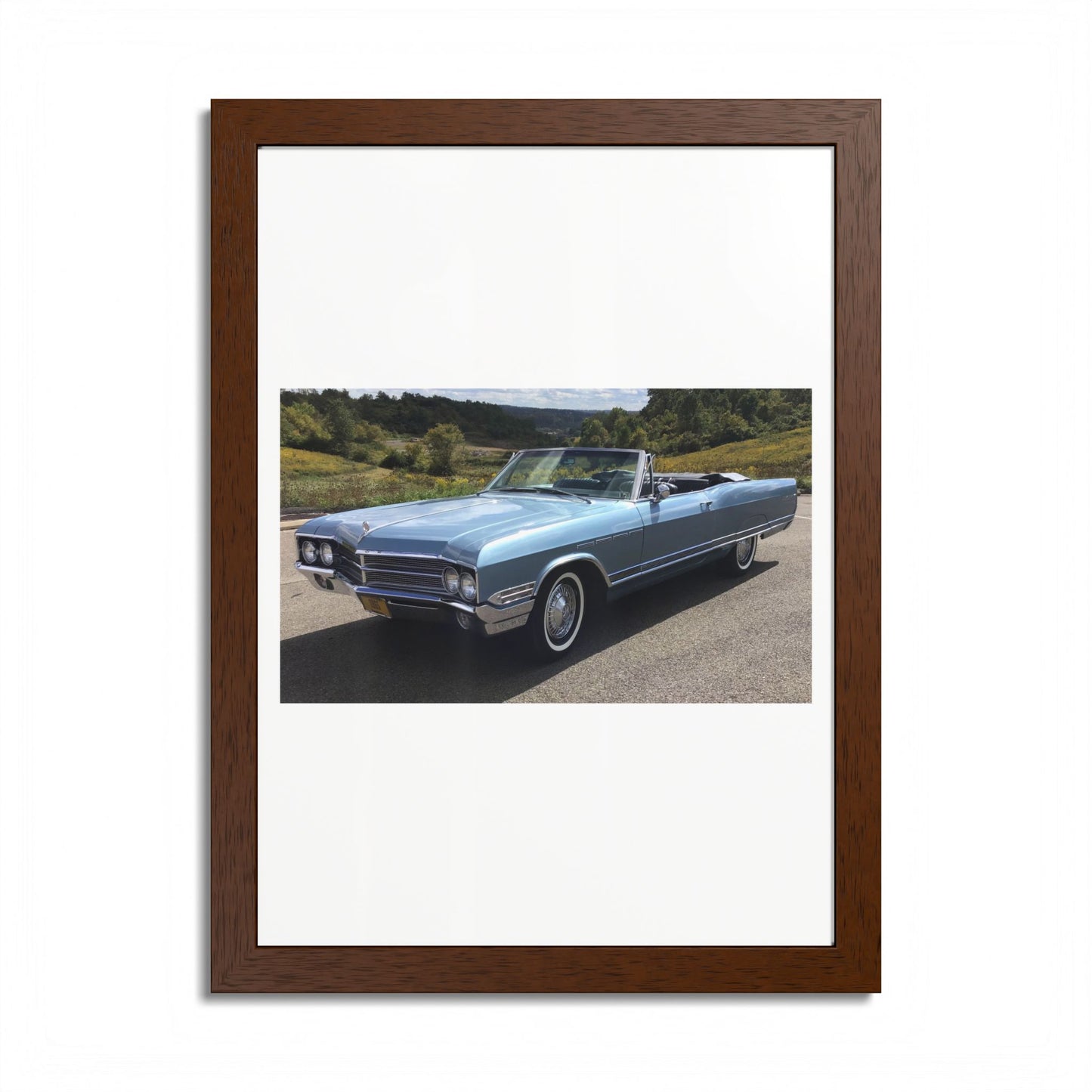 Classic 1965 Buick Electra 225 Convertible Framed Poster | Vintage Automobile Wall Art