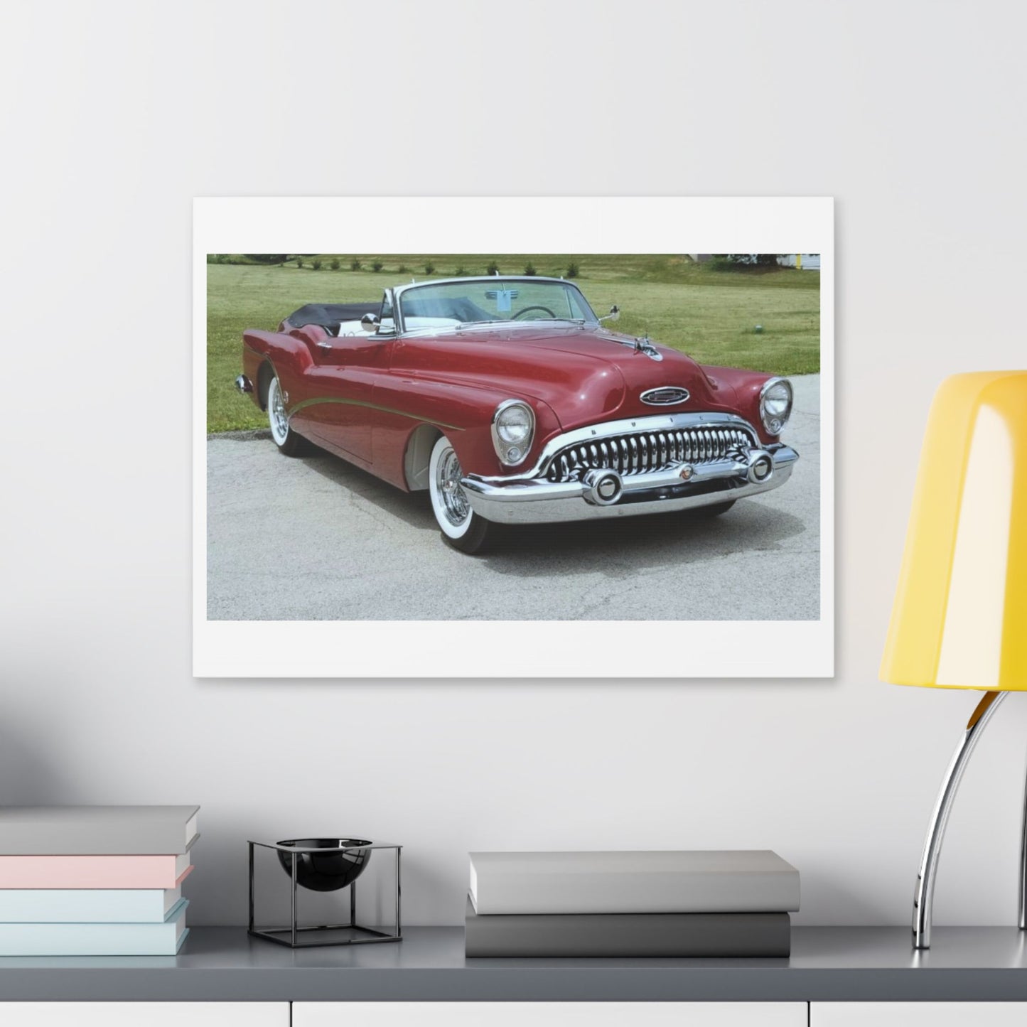 Classic 1953 Buick Roadmaster Convertible Canvas | Vintage Automobile Wall Art