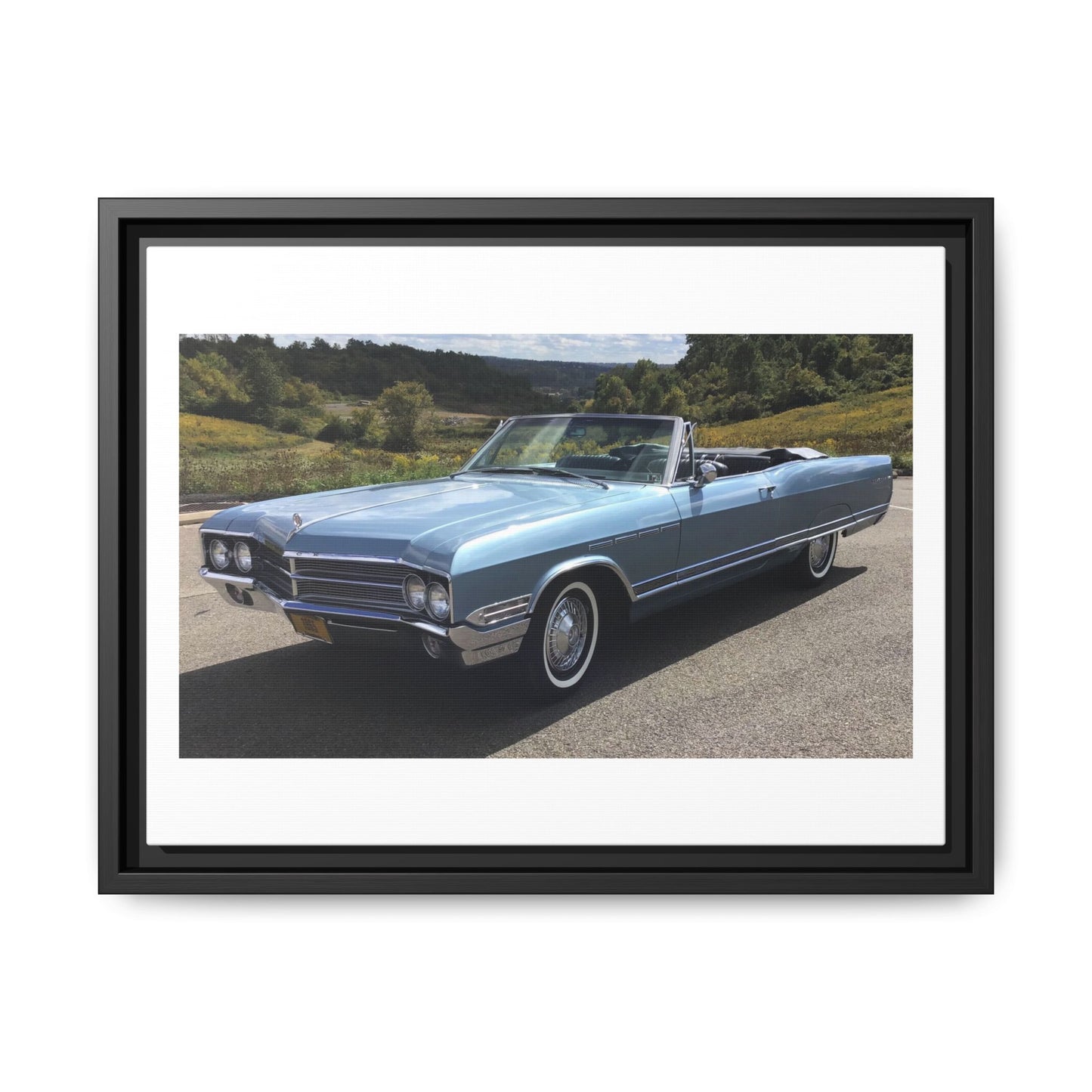 Vintage 1965 Buick Electra 225 Classic Convertible Canvas | Matte Framed Car Wall Art