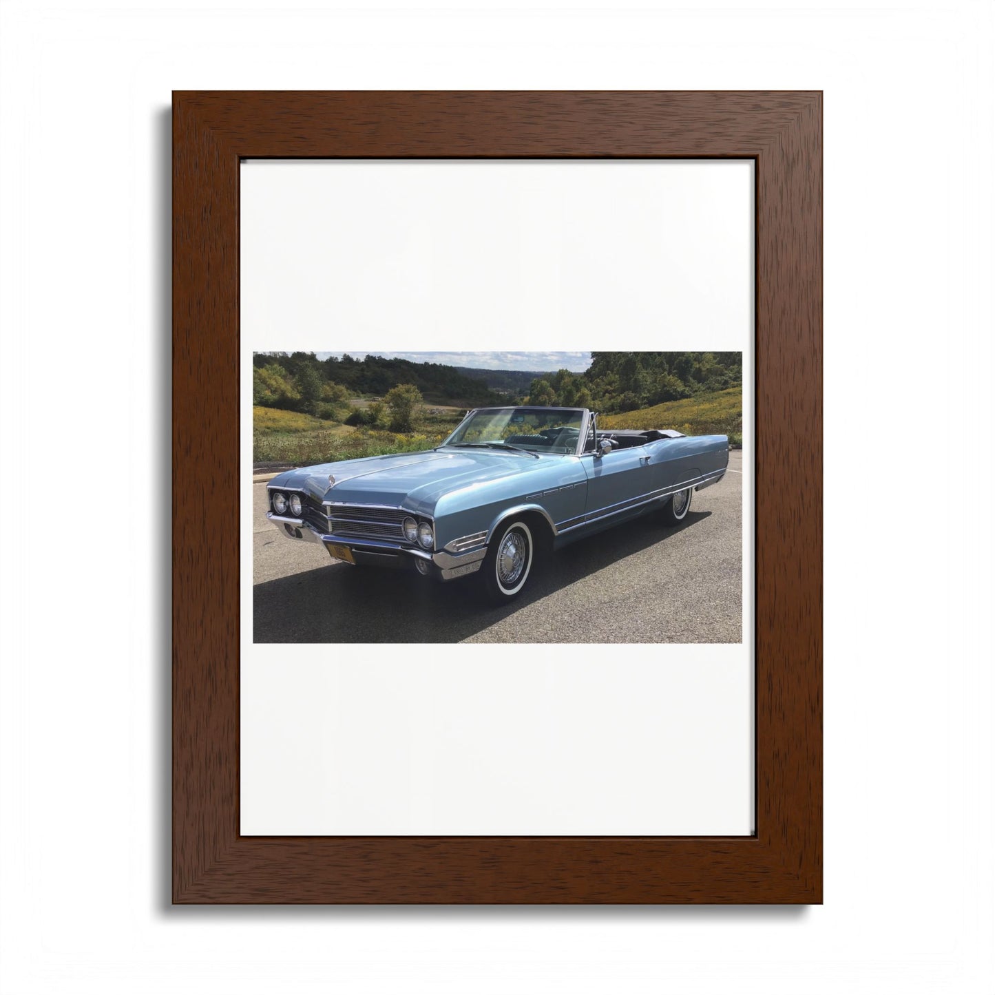 Classic 1965 Buick Electra 225 Convertible Framed Poster | Vintage Automobile Wall Art