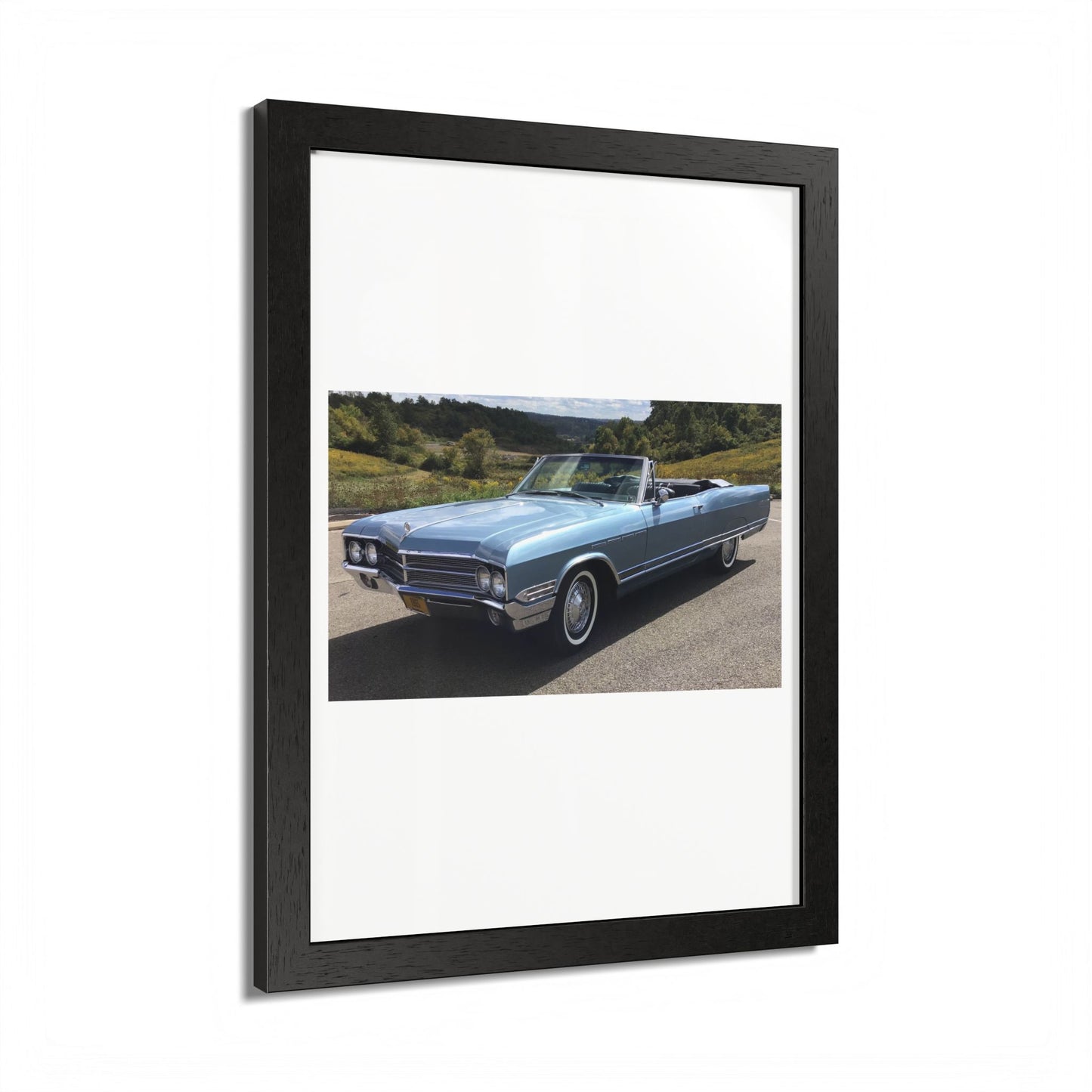 Classic 1965 Buick Electra 225 Convertible Framed Poster | Vintage Automobile Wall Art