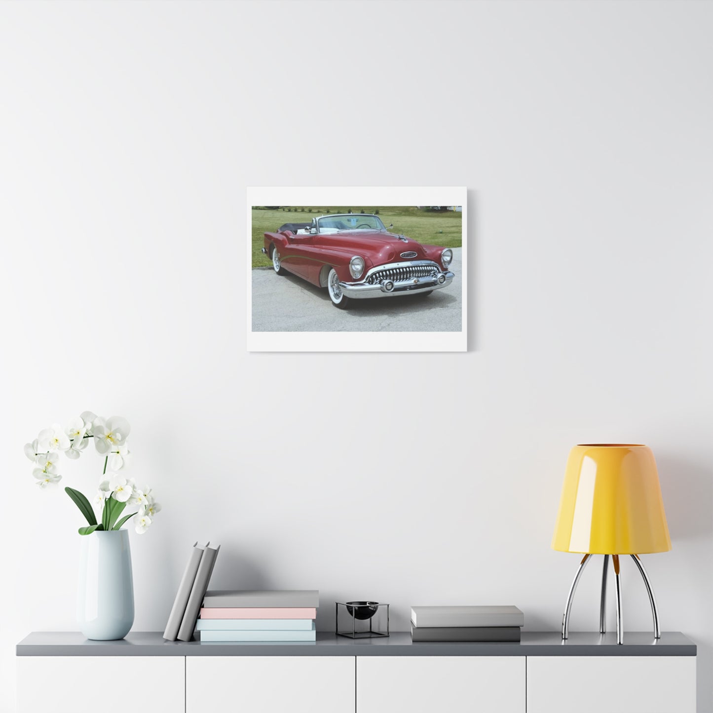 Classic 1953 Buick Roadmaster Convertible Canvas | Vintage Car Wall Art, Matte Stretched Canvas
