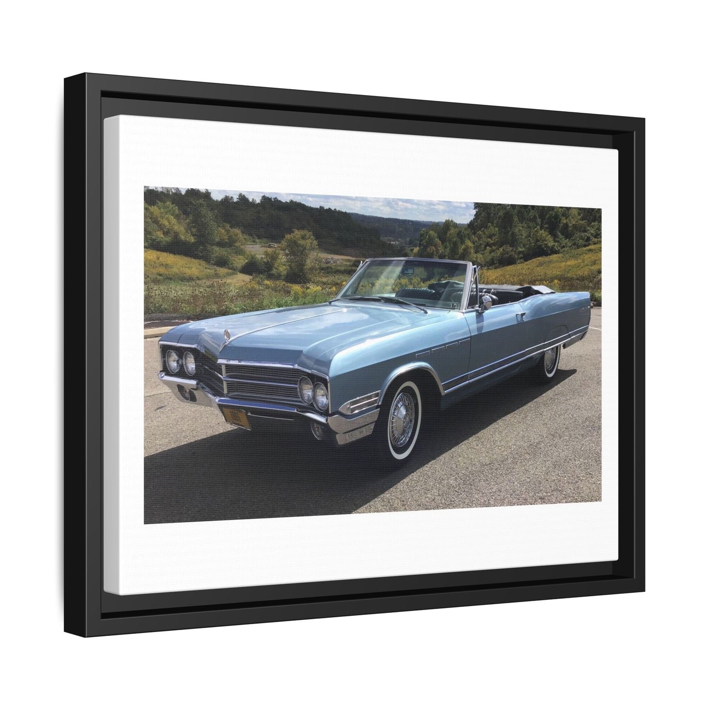 Vintage 1965 Buick Electra 225 Classic Convertible Canvas | Matte Framed Car Wall Art