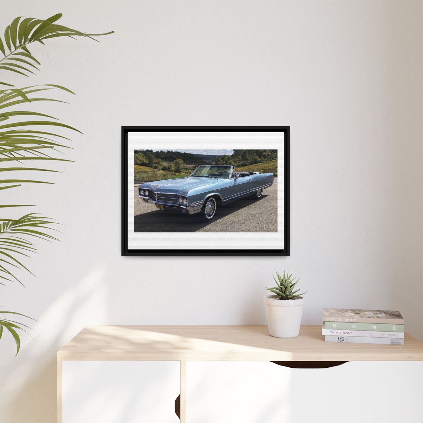 Vintage 1965 Buick Electra 225 Classic Convertible Canvas | Matte Framed Car Wall Art