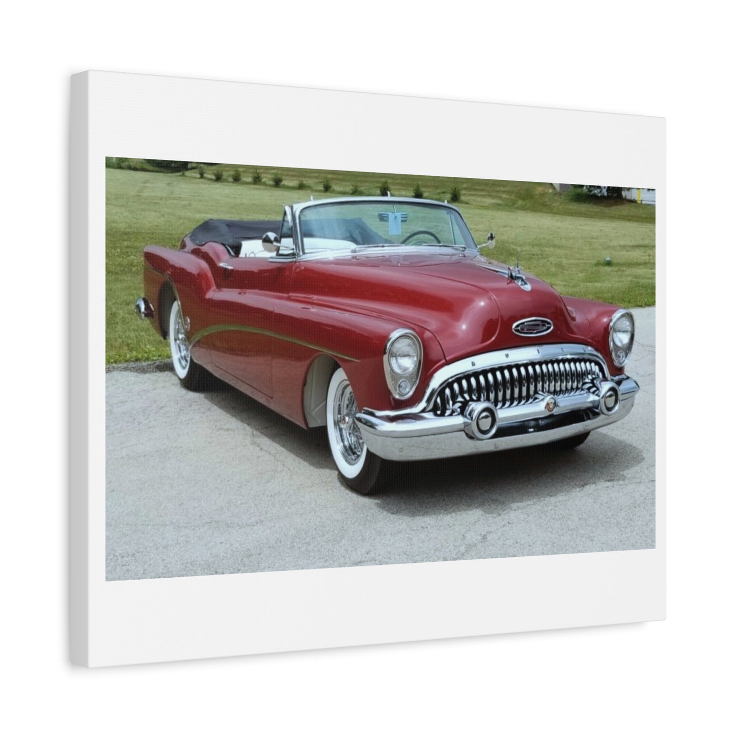 Classic 1953 Buick Roadmaster Convertible Canvas | Vintage Car Wall Art, Matte Stretched Canvas
