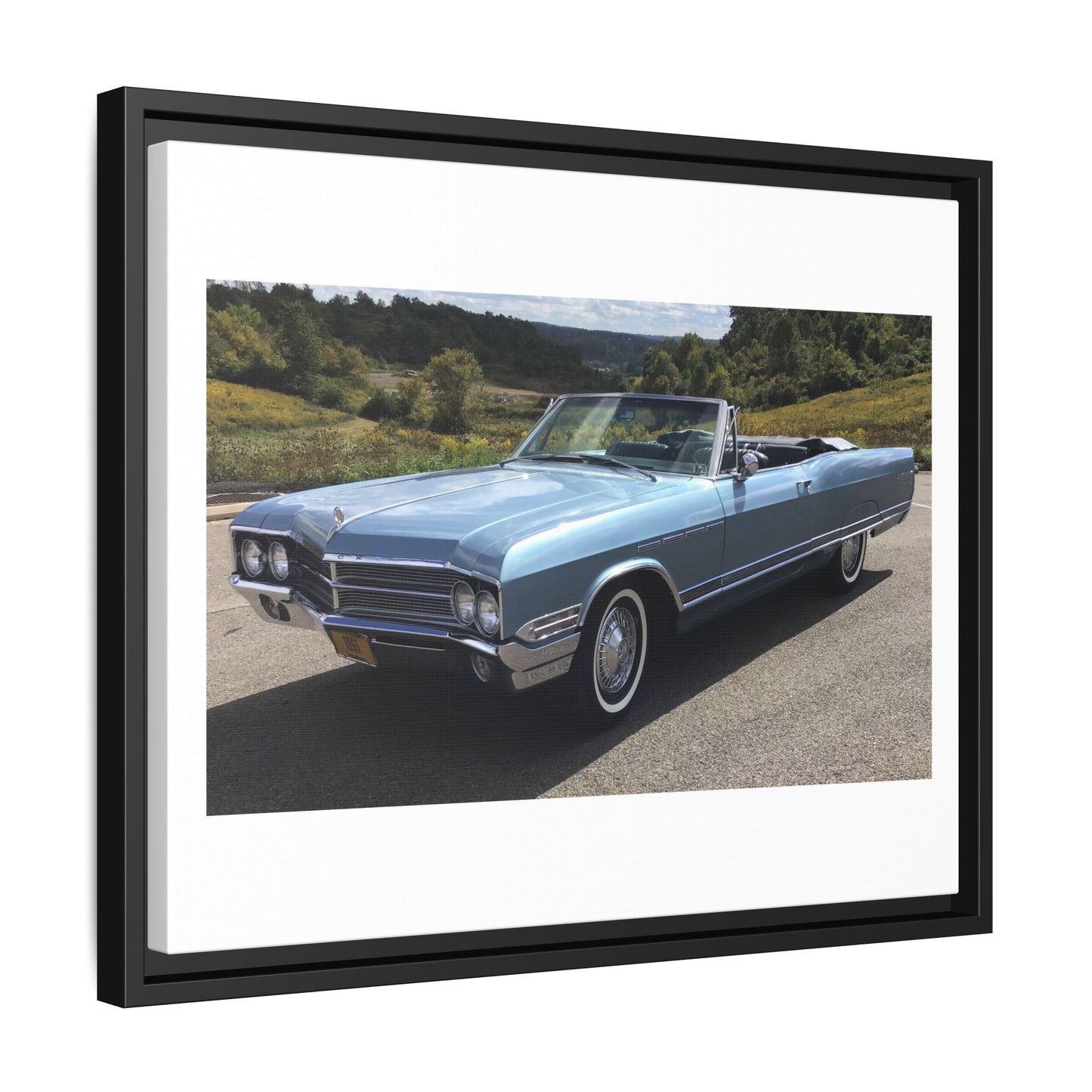 Vintage 1965 Buick Electra 225 Classic Convertible Canvas | Matte Framed Car Wall Art