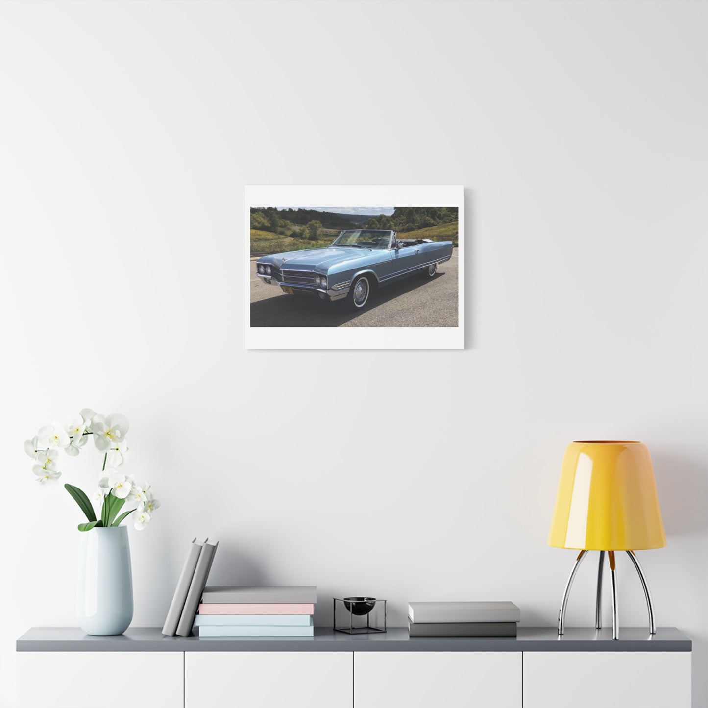 Vintage 1965 Buick Electra 225 Convertible Car Canvas, Matte Stretched Canvas