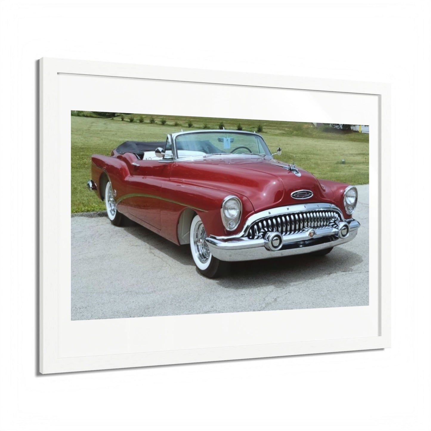 Vintage 1953 Buick Roadmaster Convertible Poster | Framed Poster