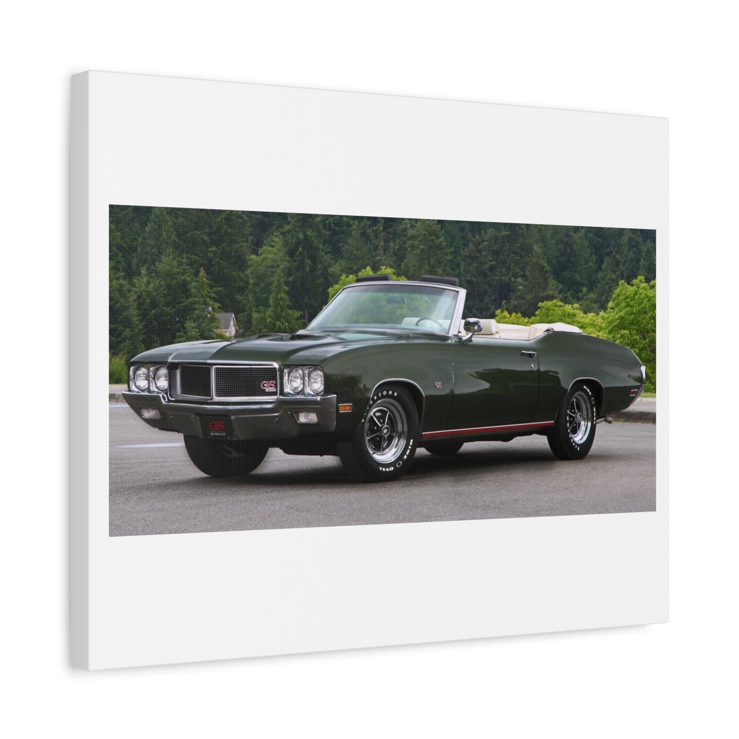 Classic 1970 Buick Skylark GS455 Stage 1 Muscle Car Convertible Canvas