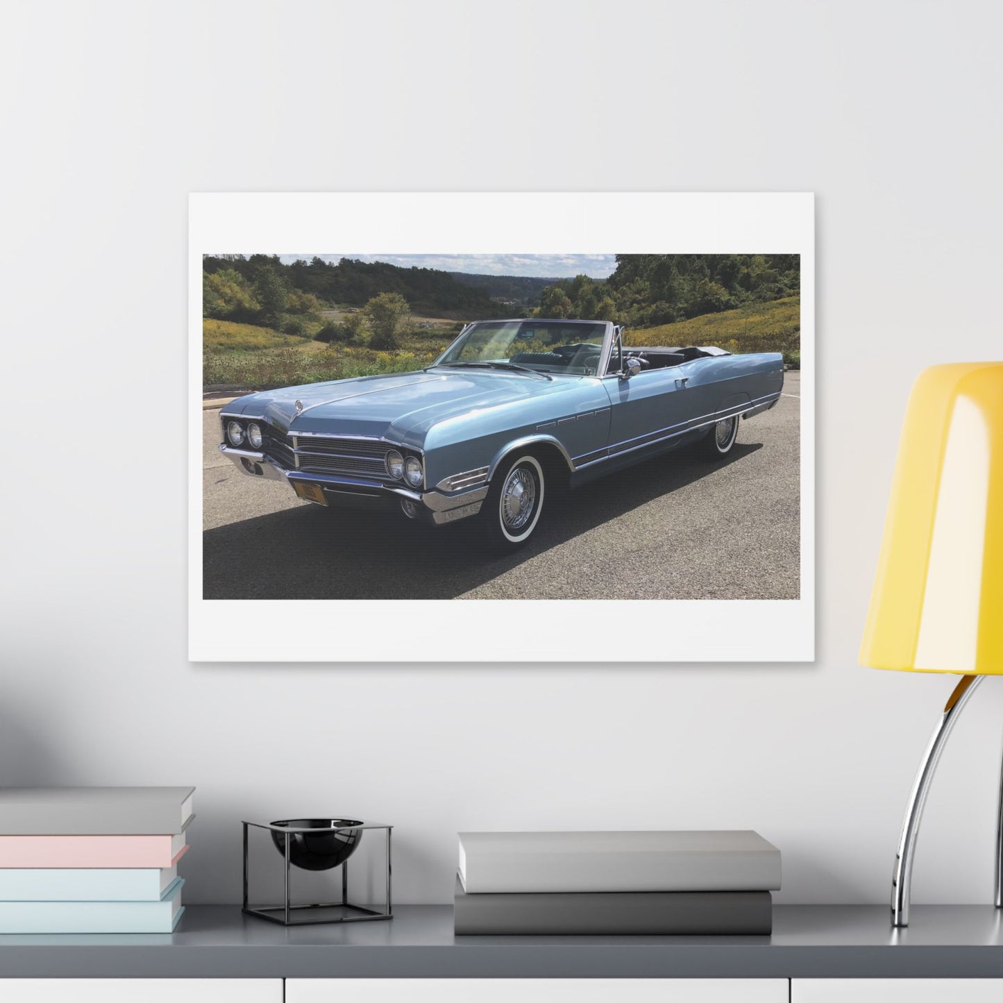 Classic 1965 Buick Electra 225 Convertible Car Canvas | Stretched Canvas Wall Art