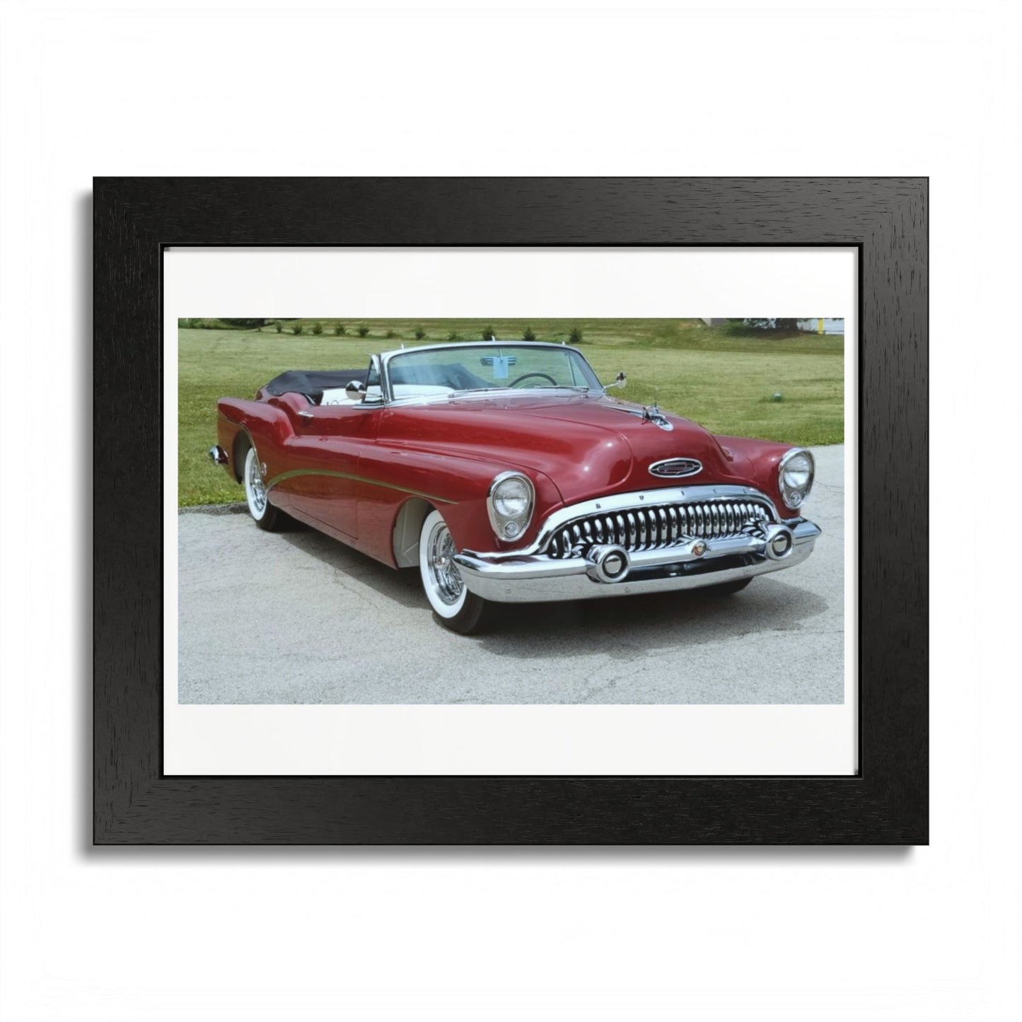 Vintage 1953 Buick Roadmaster Convertible Poster | Framed Poster
