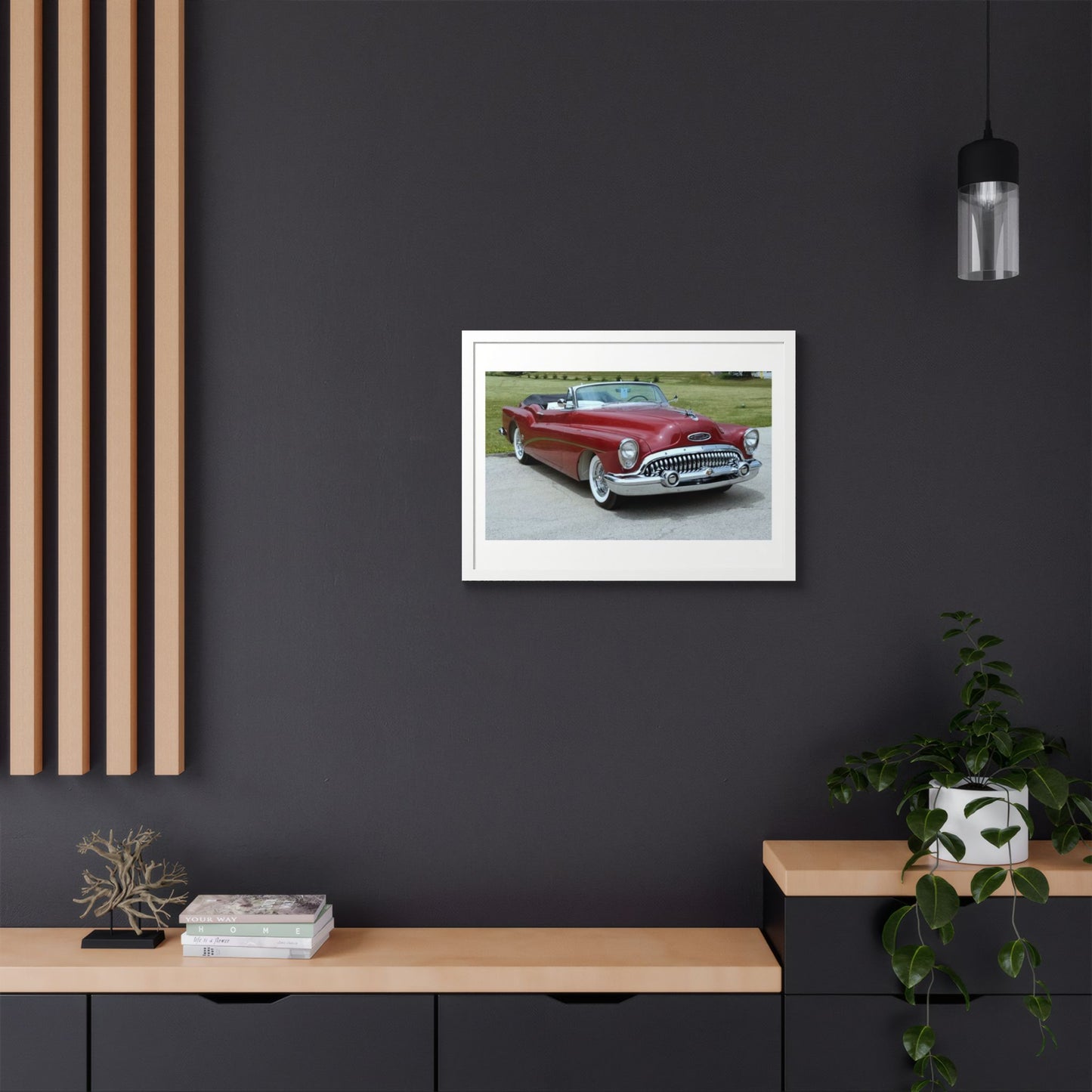 Vintage 1953 Buick Roadmaster Convertible Poster | Framed Poster