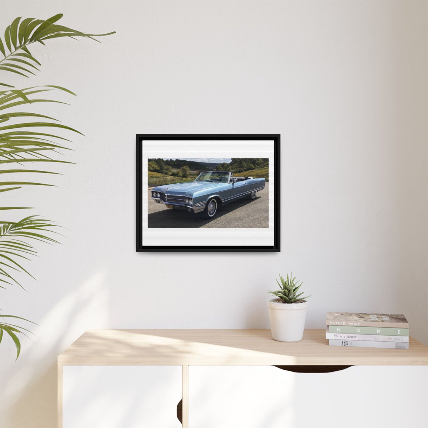 Vintage 1965 Buick Electra 225 Classic Convertible Canvas | Matte Framed Car Wall Art