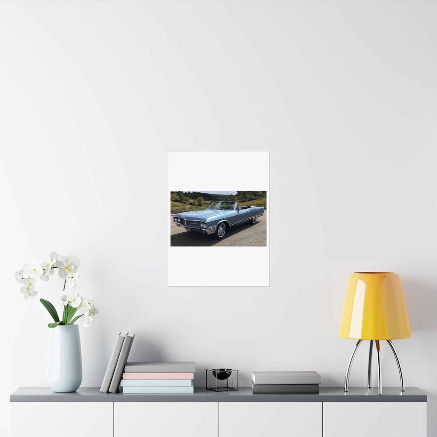 Vintage 1965 Buick Electra 225 Convertible Classic Car Poster | Satin Poster 210gsm