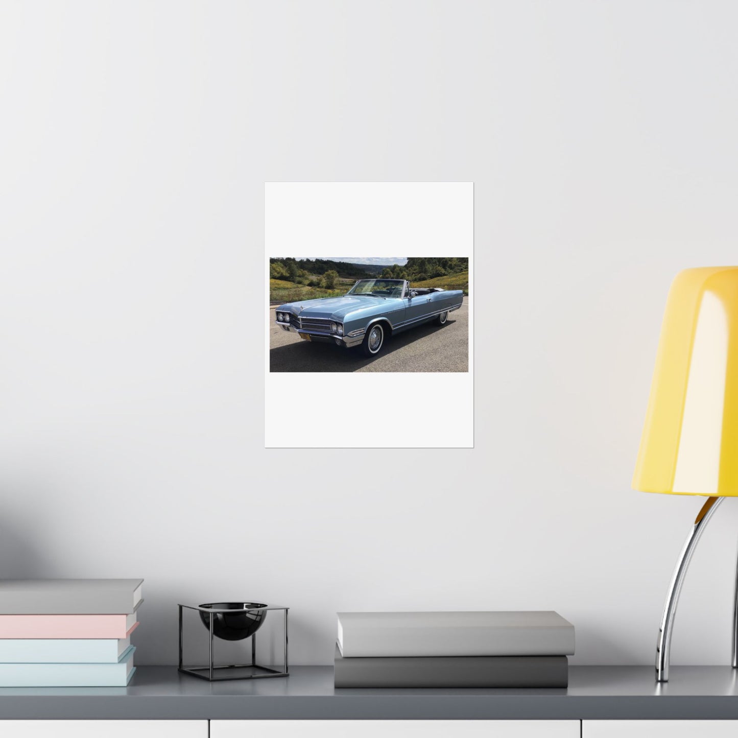 Vintage 1965 Buick Electra 225 Convertible Classic Car Poster | Satin Poster 210gsm