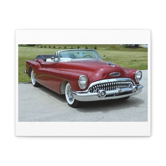 Classic 1953 Buick Roadmaster Convertible Canvas | Vintage Car Wall Art, Matte Stretched Canvas